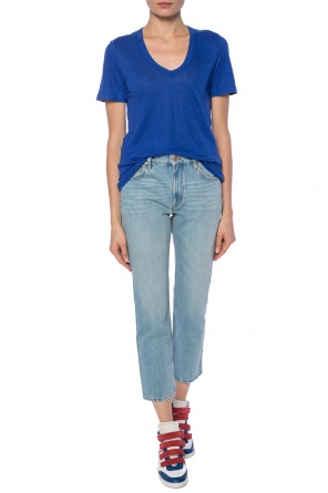 Linen v-neck t-shirt, zdjęcie 2 Linen v-neck t-shirt od Isabel Marant Etoile